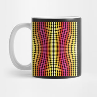 Dots color yellow, orange, red Mug